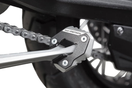 Extension for Side Stand Foot Triumph Tiger 800 models (10 - 17) Black/Silver - SW - Motech UK