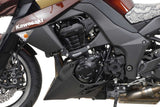 Slider set for frame Black Kawasaki Z 1000 (10-)