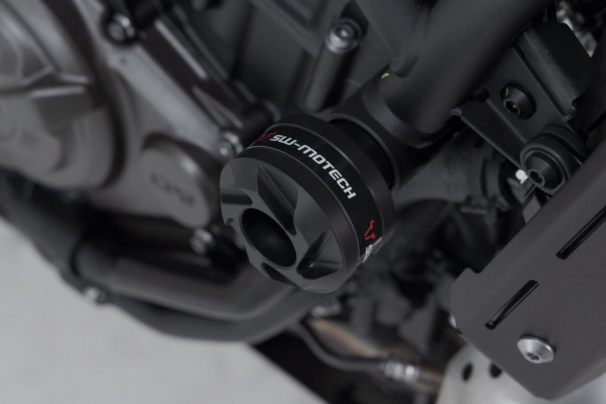 Slider set for frame Black Yamaha XSR700 (15-)