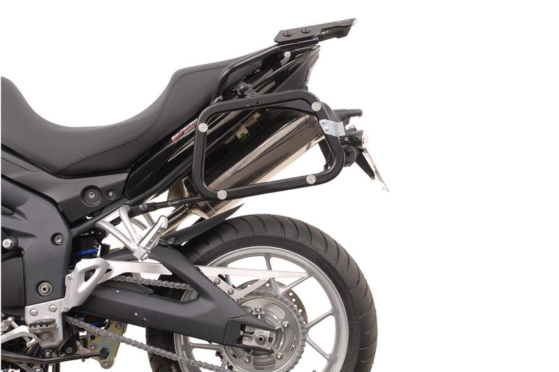 TRAX ADV Aluminium Case System 45/37 litre Triumph Tiger 1050 (06-12) Black