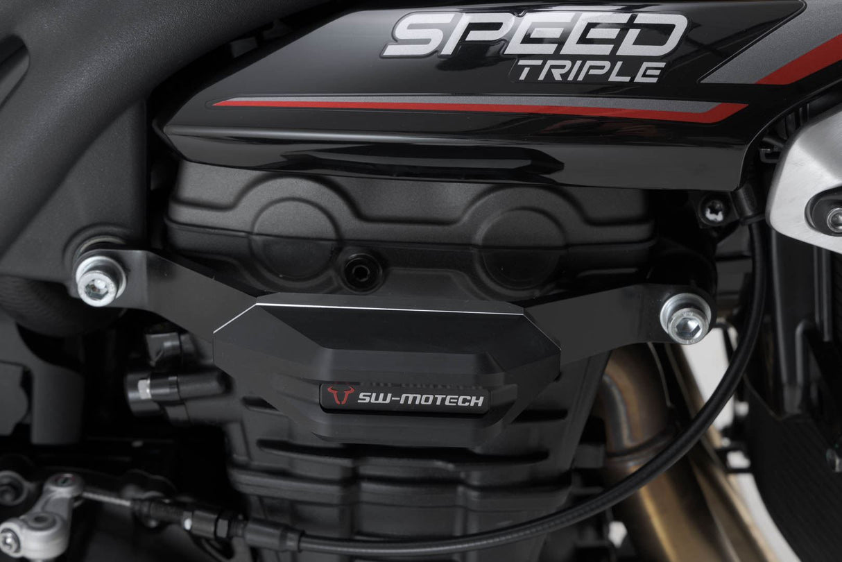 Frame Slider Kit Triumph Speed Triple 1200 RS (21 - ) Black - SW - Motech UK