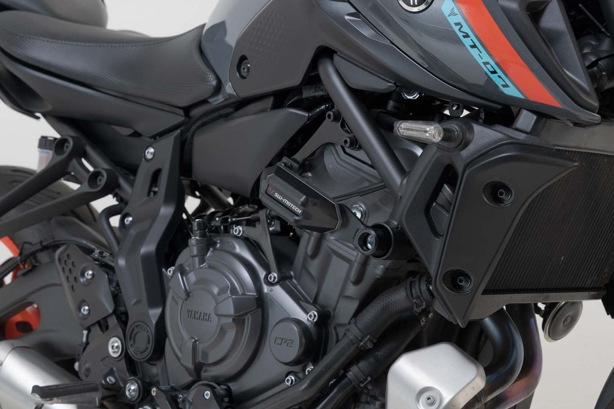 Frame slider kit Yamaha MT-07 (14-) / MT-07 Tracer (16-) Black - SW-Motech UK