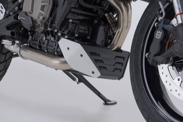 Front spoiler Black/Silver. Husqvarna Svartpilen 801 (24 - ). - SW - Motech UK