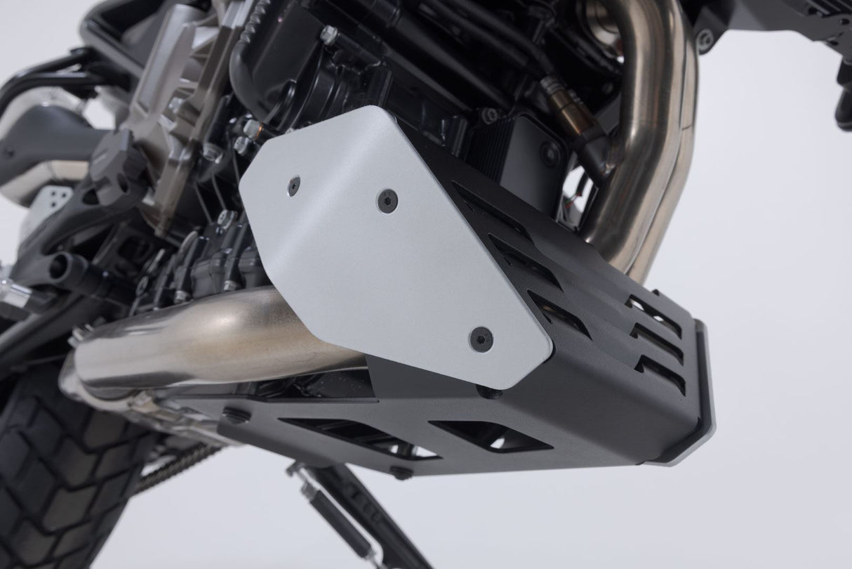 Front spoiler Black/Silver. Husqvarna Svartpilen 801 (24 - ). - SW - Motech UK