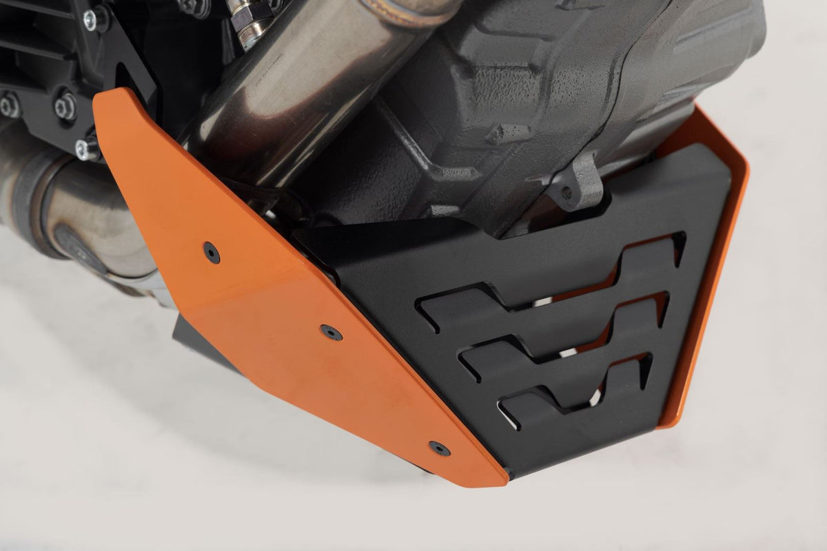 Front spoiler KTM 1290 Super Duke R / GT / Evo Orange/Black - SW-Motech UK