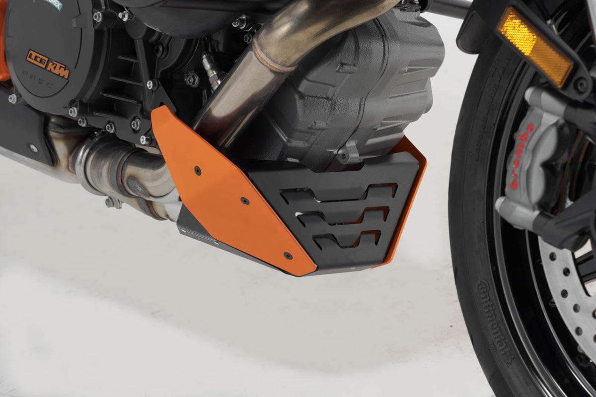 Front spoiler KTM 1290 Super Duke R / GT / Evo Orange/Black - SW-Motech UK