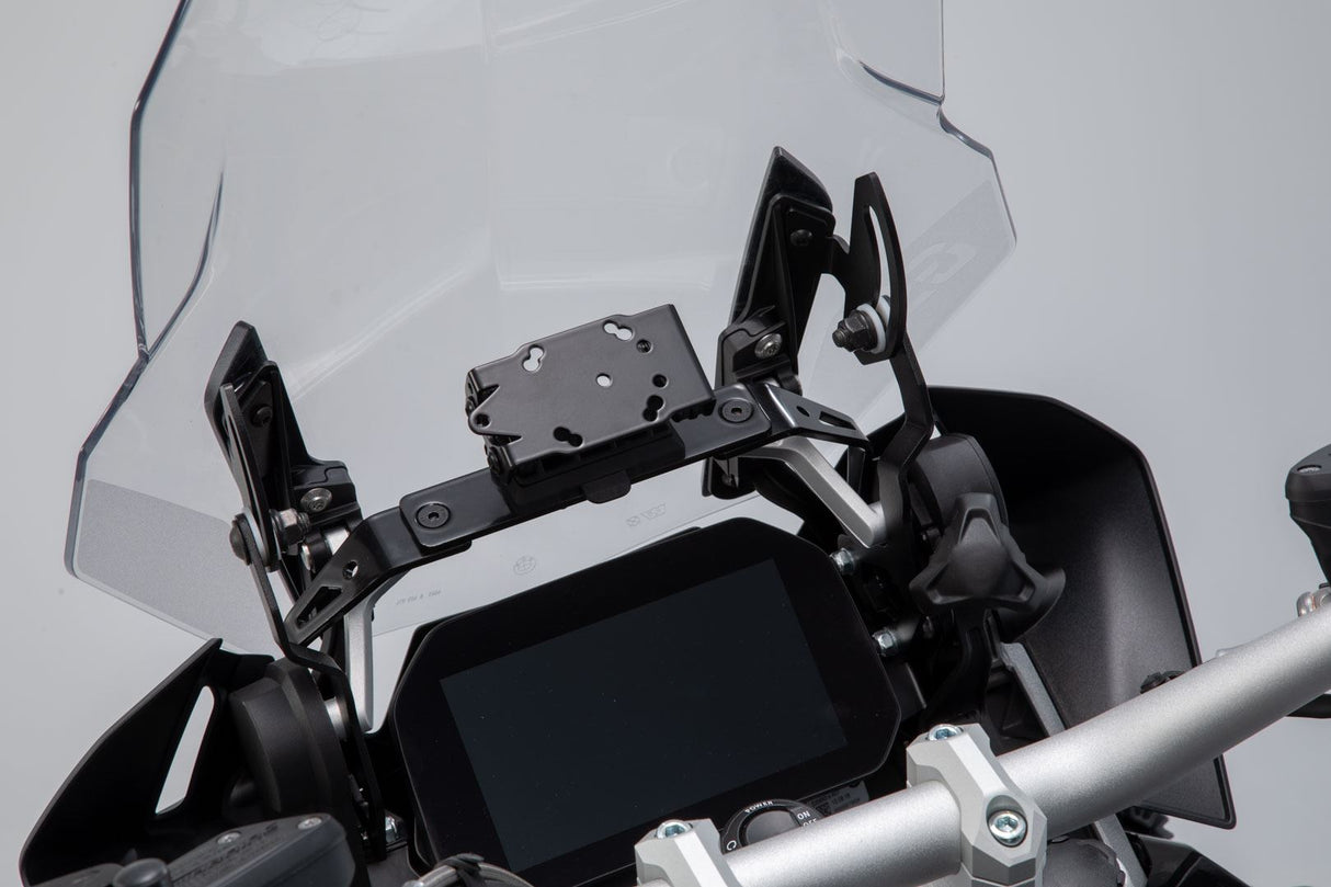 GPS Mount for Cockpit BMW R1200GS (12 - ), R1250GS (18 - ) Black - SW - Motech UK