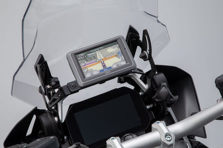GPS Mount for Cockpit BMW R1200GS (12 - ), R1250GS (18 - ) Black - SW - Motech UK