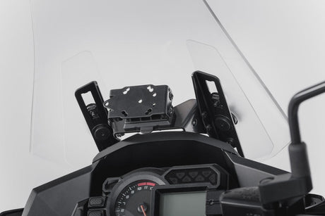 GPS Mount for Cockpit Kawasaki Versys 1000 (15 - 17) Black - SW - Motech UK