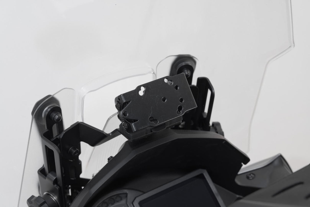 GPS Mount for Cockpit Kawasaki Versys 1000 (18 - ) Black - SW - Motech UK