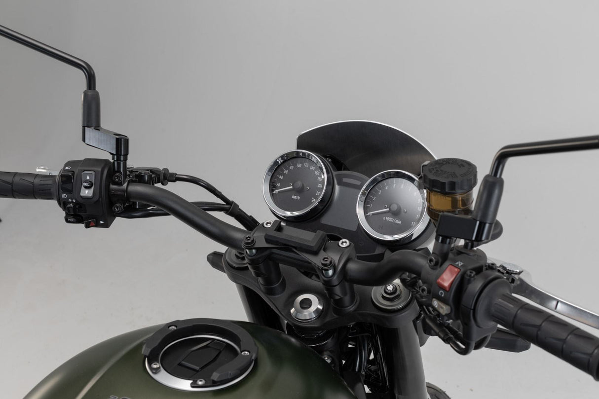 GPS Mount for Cockpit Kawasaki Z900RS/ Cafe (17 - ) Black - SW - Motech UK