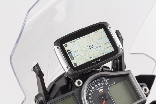 GPS Mount for Cockpit KTM 1050/1090/1190 Adventure Black - SW - Motech UK