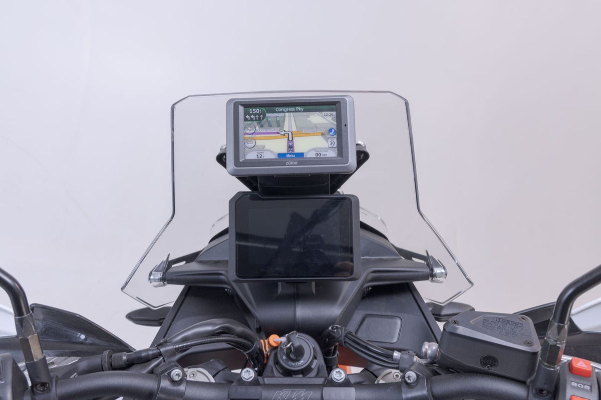 GPS mount for cockpit KTM 890 Adv (22-) Black - SW-Motech UK