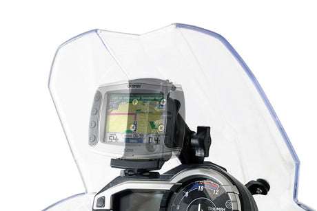 GPS Mount for Cockpit Triumph Tiger 800/800 XC, XR (10 - 17) Black - SW - Motech UK