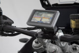 GPS Mount for Handlebar Honda / Suzuki / Triumph models Black - SW - Motech UK
