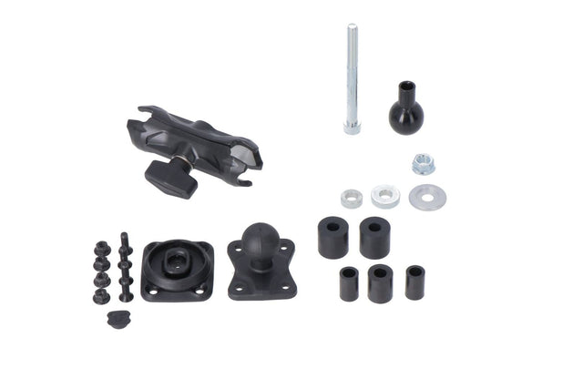 GPS Mount Kit for Head Tube with T - Lock For Ø 12,5 - 25 mm. 1" ball, socket arm, T - Lock - SW - Motech UK