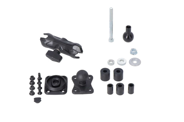 GPS Mount Kit for Head Tube with T-Lock For Ø 12,5-25 mm. 1" ball, socket arm, T-Lock - SW-Motech UK