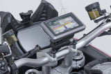 GPS mount on the handlebar Black. Ducati Multistrada V4 (20 - ), V2 (24 - ). - SW - Motech UK