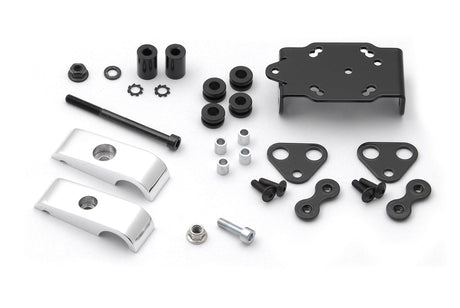 GPS Mount with Handlebar Clamp for 25,4 mm (1 inch) Handlebar Silver - SW - Motech UK