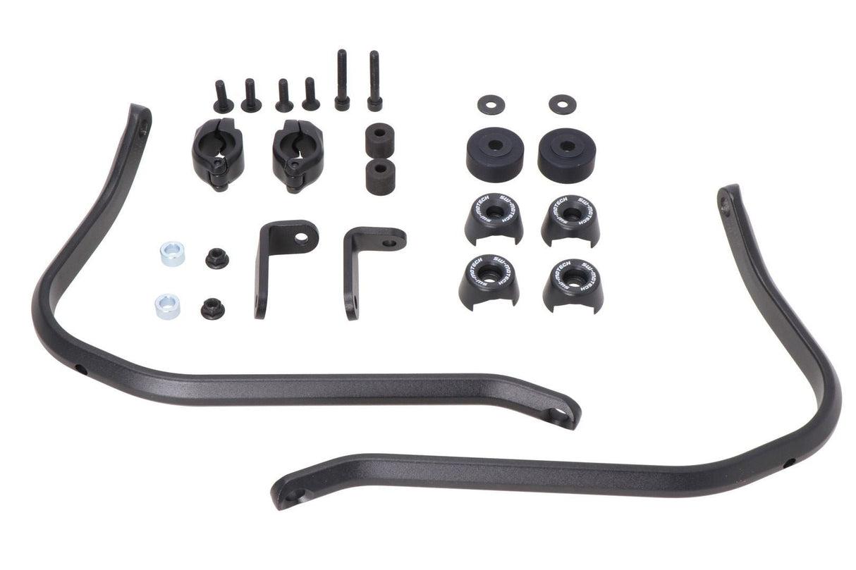 Handguard mounting kit Black. KTM, Royal Enfield, Yamaha models. - SW - Motech UK
