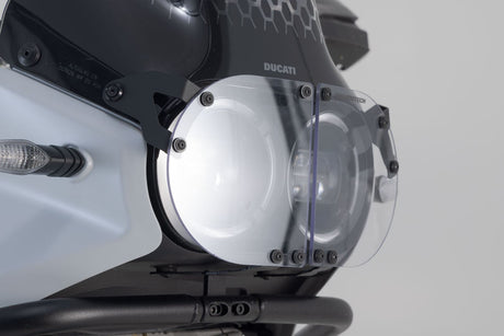 Headlight guard Ducati DesertX Motorcycle high - beam with bezel - SW - Motech UK