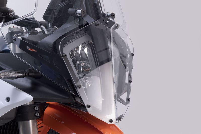 Headlight guard KTM 890 Adventure R (22 - ) Bracket with cover - SW - Motech UK