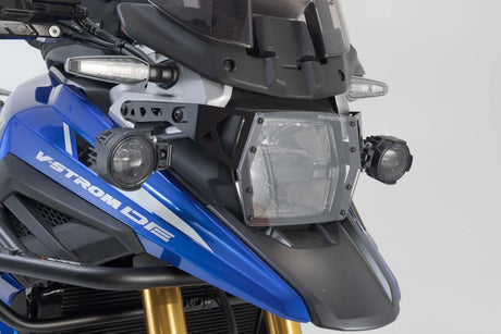 Headlight guard Suzuki V - Strom 1050 (19 - ) Bracket with PVC panel - SW - Motech UK