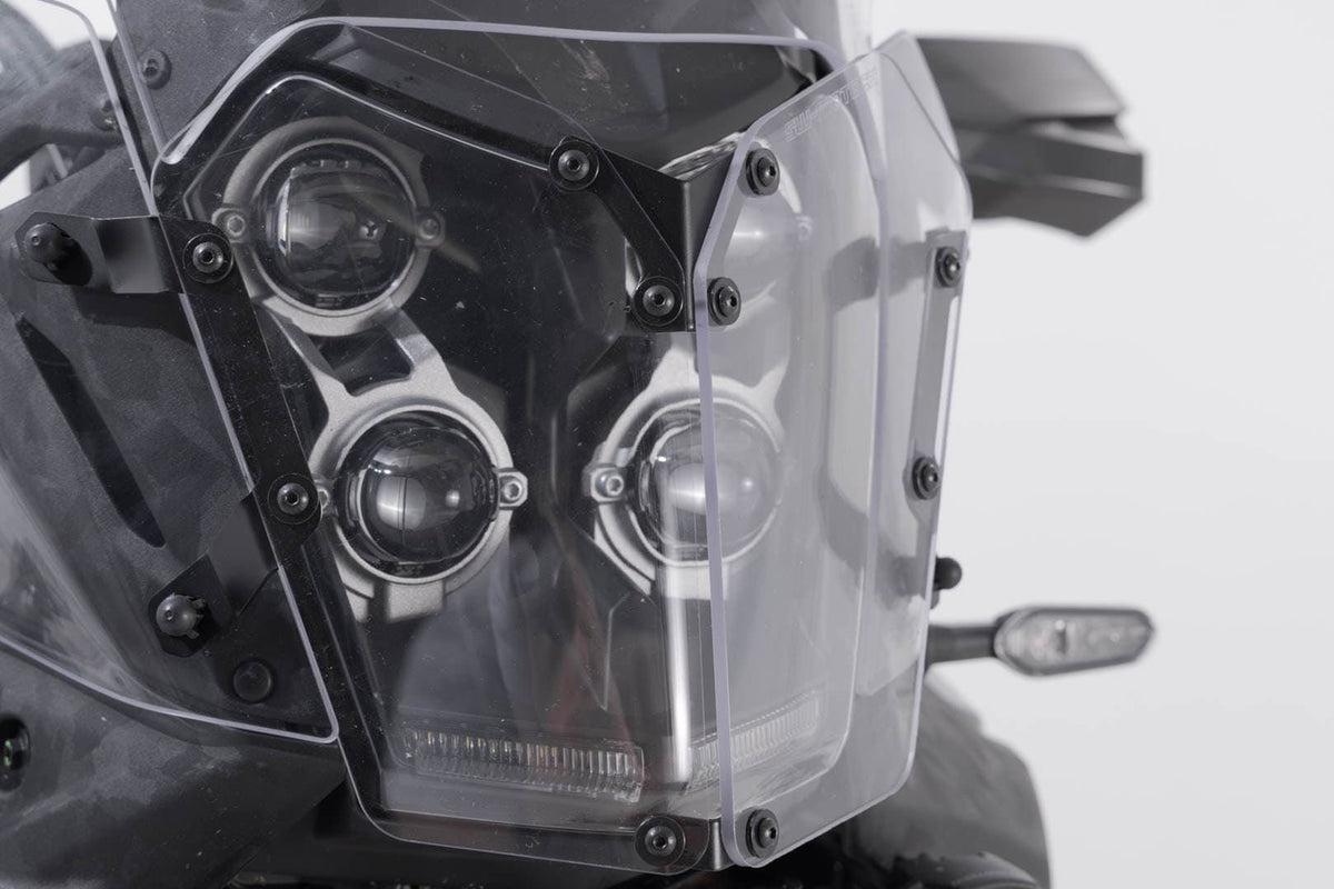Headlight guard Tenere 700 World Raid (22-) Bracket with shield - SW-Motech UK