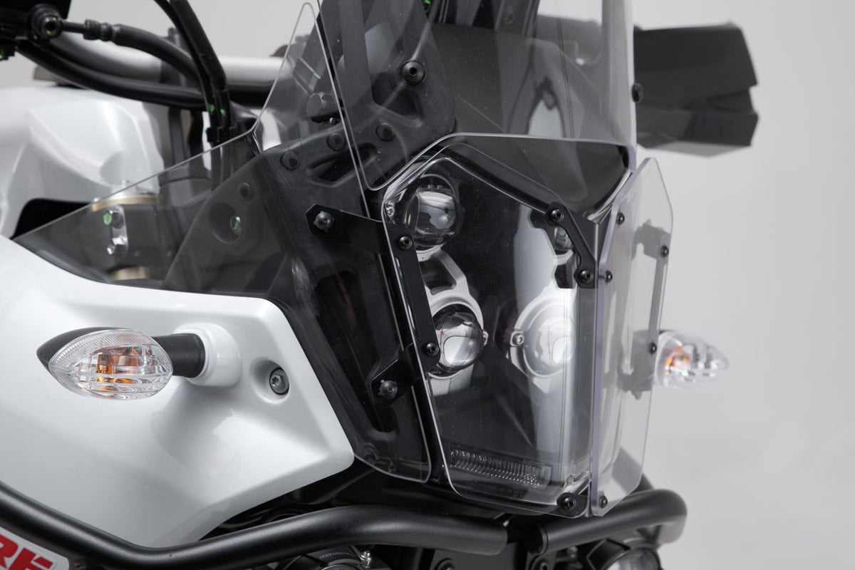 Headlight Guard Yamaha Ténéré 700 (19-) HBracket with PVC panel - SW-Motech UK