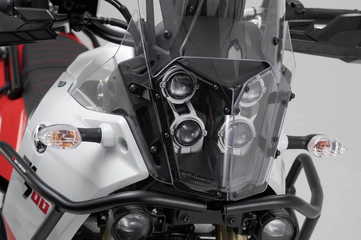 Headlight Guard Yamaha Ténéré 700 (19-) HBracket with PVC panel - SW-Motech UK