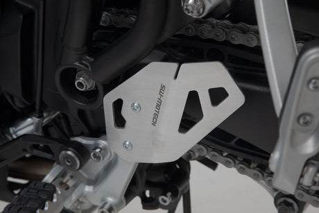 Heel guard left Triumph Tiger 900/GT/Rally/Pro (19 - 23) Silver - SW - Motech UK