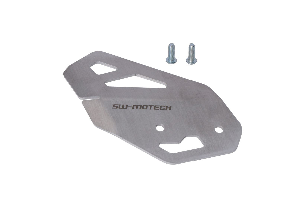 Heel guard left Triumph Tiger 900/GT/Rally/Pro (19 - 23) Silver - SW - Motech UK