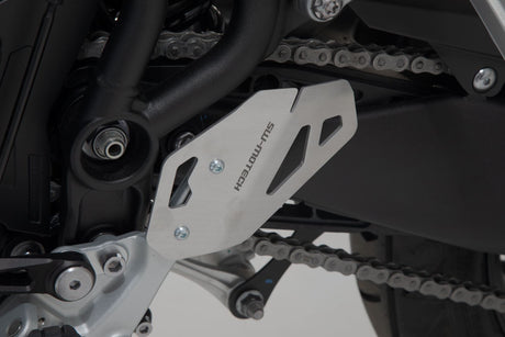 Heel guard left Triumph Tiger 900/GT/Rally/Pro (19 - 23) Silver - SW - Motech UK