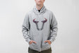 Hoodie Street Line. Grey. Unisex. Size 4XL. - SW-Motech UK