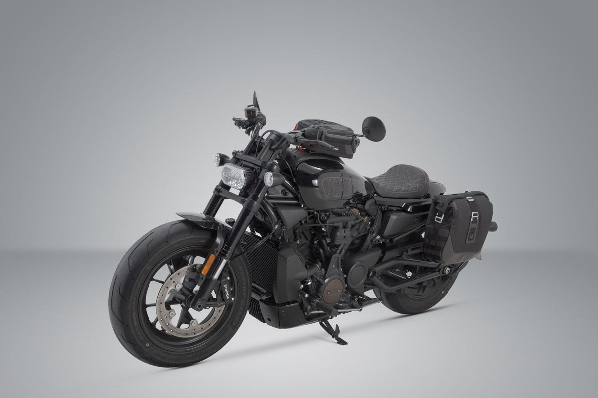 Legend Gear side bag system LC Black Edition Harley-Davidson Sportster S (21-) - SW-Motech UK
