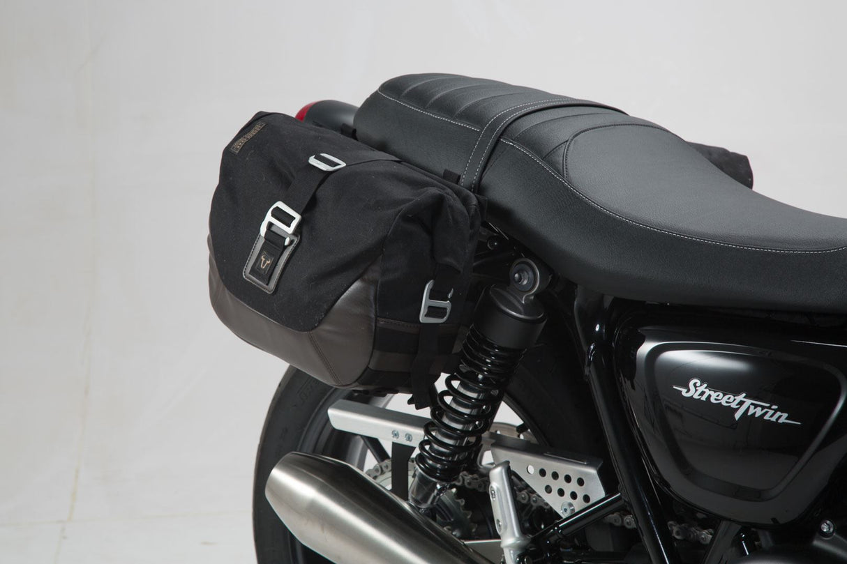 Legend Gear Side Bag System LC Black Edition Triumph Street Twin (16 - 21) / Cup (16 - ) - SW - Motech UK