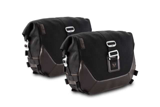 Legend Gear Side Bag System LC Black Edition Triumph Thruxton 900 (04-15) / Bonneville SE (04-16) - SW-Motech UK