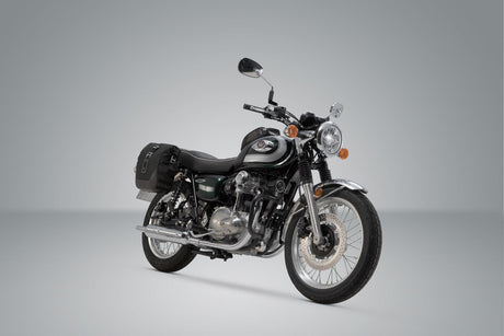 Legend Gear Side Bag System LC Kawasaki W800 / Street / Cafe (18 - ) Black Edition - SW - Motech UK