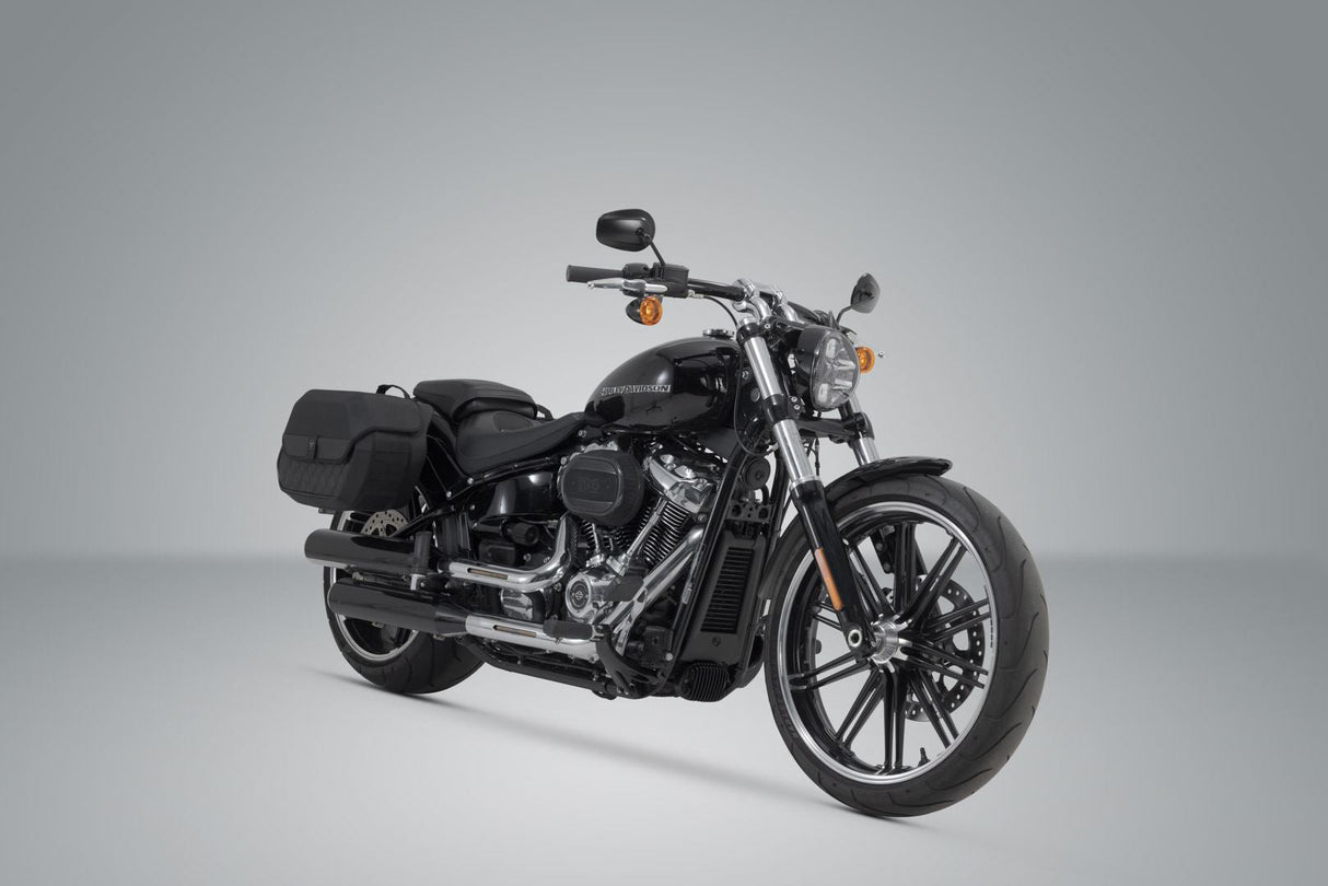 Legend Gear Side Bag System LH1/LH1 2x 19,5 litre FatBoy / S, Breakout / S (17-) - SW-Motech UK