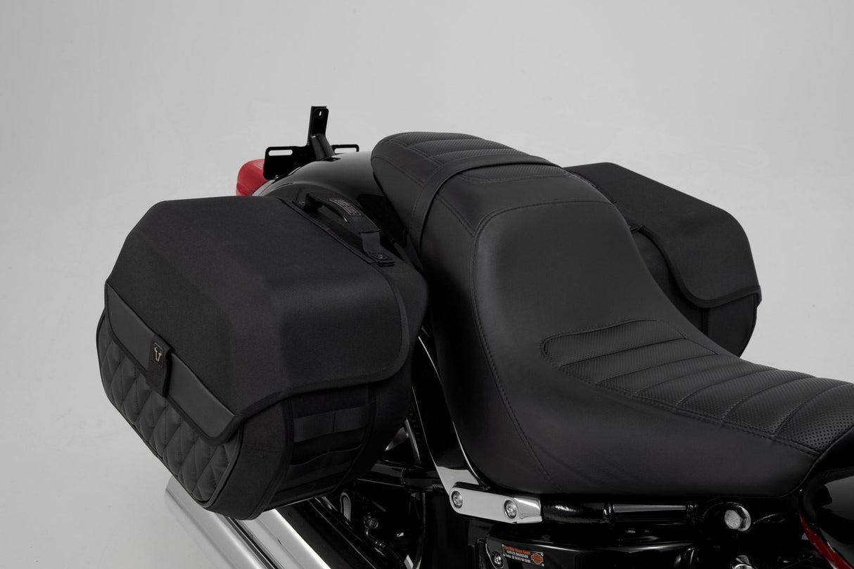 Legend Gear Side Bag System LH1/LH1 2x 19.5 litre Harley Davidson Softail Low Rider / S (17 - ) - SW - Motech UK