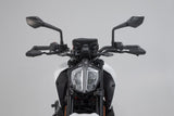 Lever Guards KTM 390 Duke (17 - ) with Wind Protection Black - SW - Motech UK