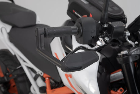 Lever Guards KTM 390 Duke (17 - ) with Wind Protection Black - SW - Motech UK