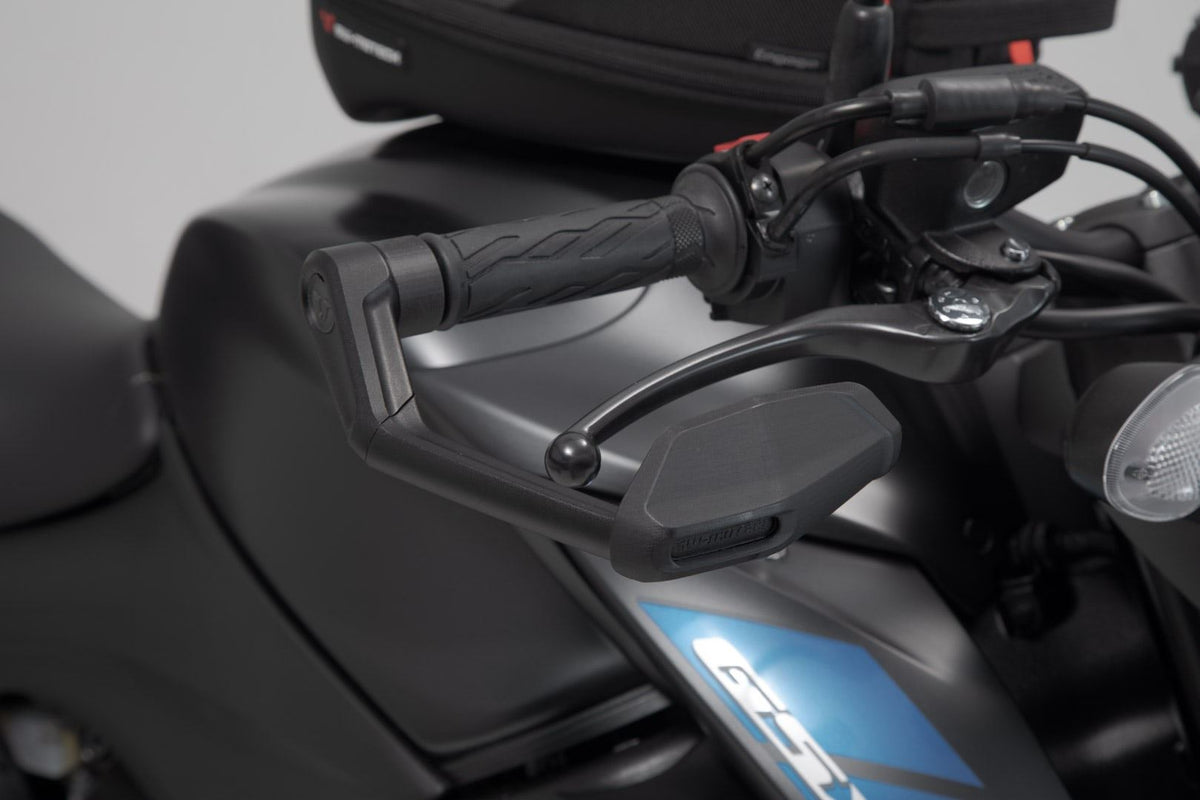 Lever Guards Suzuki GSX-S 750 (16-), GSX-S 1000 (15-) with Wind Protection Black - SW-Motech UK