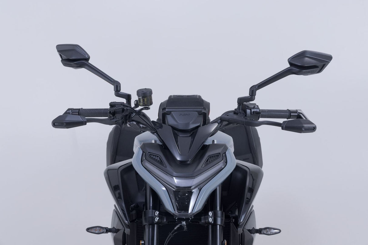 Lever guards with wind protection Black. CFMoto 675NK (25 - ). - SW - Motech UK