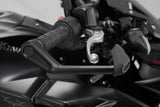 Lever guards with wind protection Black. Kawasaki models Yamaha MT - 09 (23 - ). - SW - Motech UK