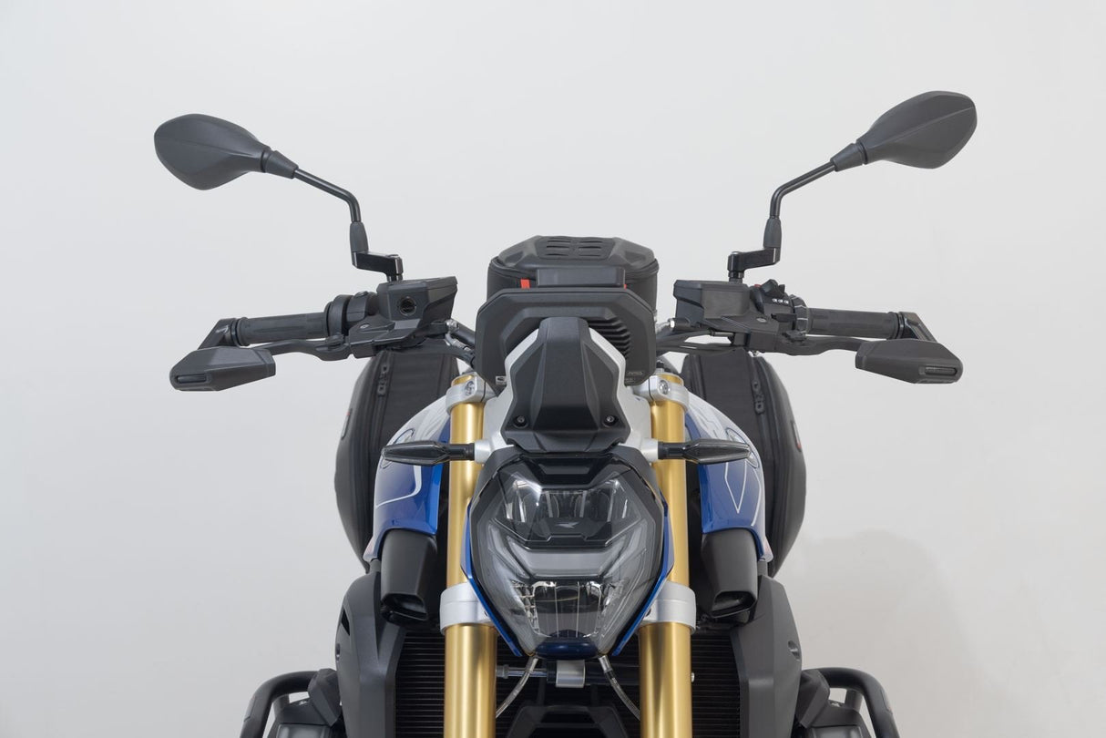 Lever Guards with Wind Protection BMW R 1250 R (18 - ), F 900 XR (19 - ) Black - SW - Motech UK