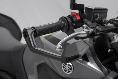 Lever Guards Yamaha MT - 07 / MT - 09 / MT - 10 with Wind Protection Black - SW - Motech UK
