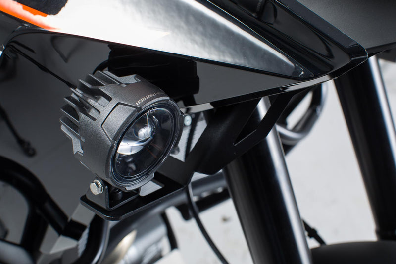 Light Mounts KTM 1050/1090 Adv, 1190 Adv/R Black - SW - Motech UK