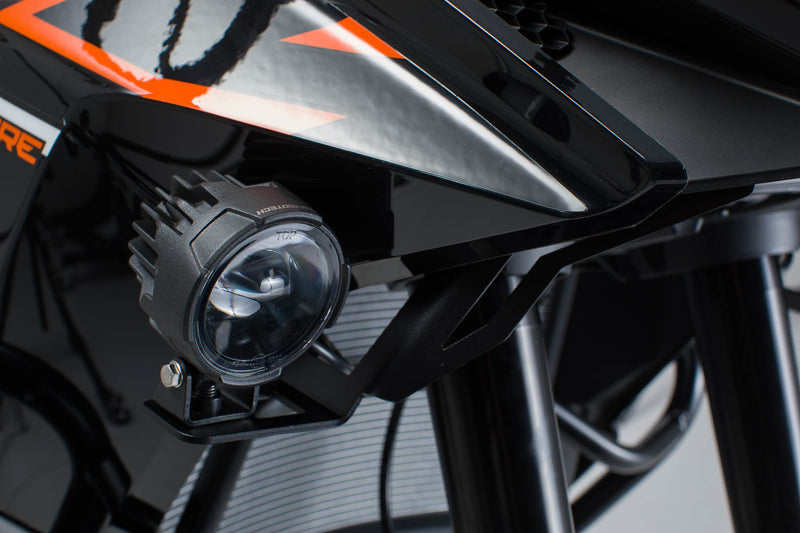 Light Mounts KTM 1050/1090 Adv, 1190 Adv/R Black - SW - Motech UK