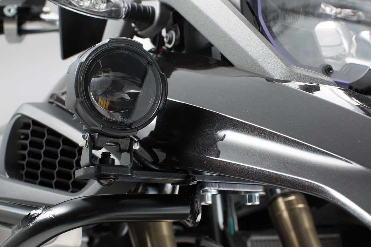 Light Mounts Original BMW Fog Lights BMW R1200GS LC (12-) / Rally (17-) Black - SW-Motech UK